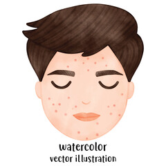 Man face, Facial mask, self care, Sheet mask, handsome 