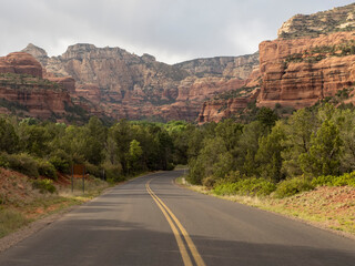 Scenic highway near Sedona, Arizona