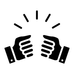 Collaboration Icon Element For Design