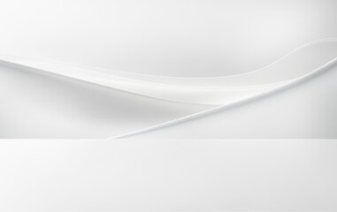 白い曲線的な背景