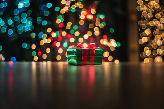 a christmas tree gifts home holiday celebrate family presents gathering bokeh lights sparkle holidays presents house giving sharing spirit joyous seasons greetings seasonal cheer