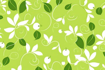 Crisp Apple Green: Fashionable Delightful Decor Pattern