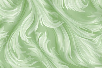 Crisp Apple Green Style: Fashionable Simple Decorative Pattern