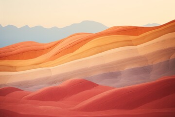 Desert Color Palette: Abstract Gradation Serenade