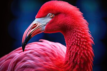 Bright and Exotic: Flamingo Color in Captivating Wildlife Photograph