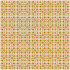 vector background with colorful oriental ornaments and abstract look