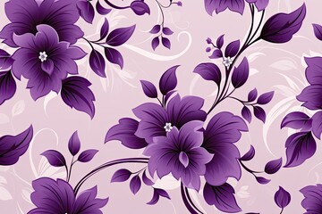 Stylish Grape Color Decorative Pattern: Fashionably Simple Fashion Image