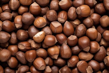 Hazelnut Brown Delight: Alluring Crunch of Nut Shell Texture