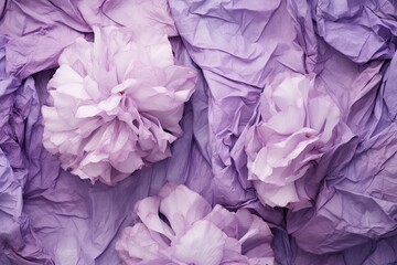 Serenity in Lavender: Crumpled Paper Texture
