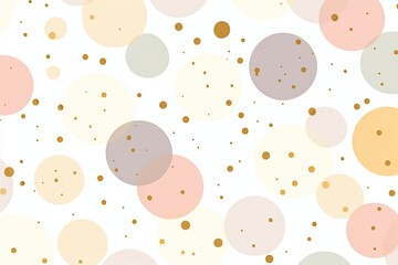 Neutral Color Background: Seamless Modern Dotted Pattern