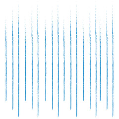 Digital png illustration of blue abstract linear shapes on transparent background