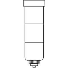 Digital png illustration of tube of paint on transparent background
