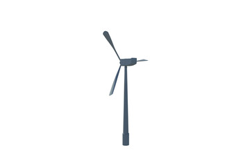 Digital png illustration of tall windmill on transparent background