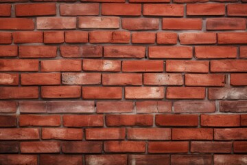 2D red brick wall texture background