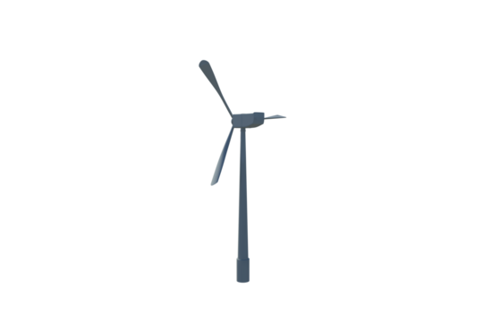 Digital png illustration of tall windmill on transparent background - Powered by Adobe