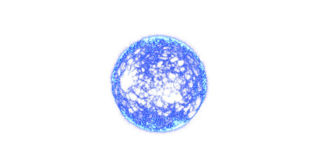 Digital png illustration of digital png illustration of blue globe on transparent background