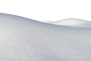 Digital png image of snow field on transparent background