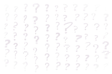 Digital png illustration of question marks on transparent background