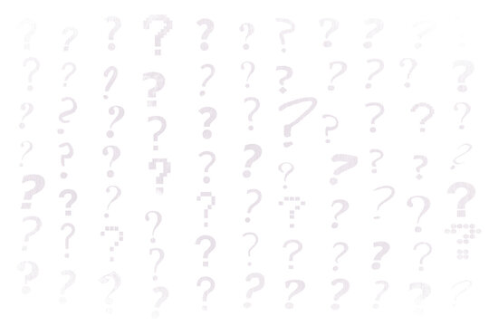 Digital png illustration of question marks on transparent background