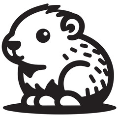 Celebrate Groundhog Day with Cute Groundhog Vector