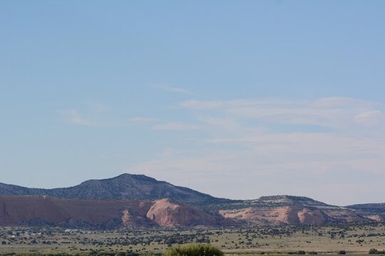 view of the mountains