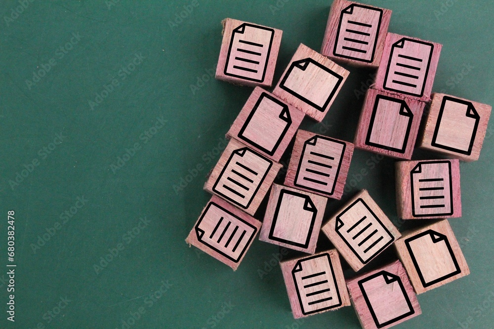 Poster a group of files or documents. concept concept document management system or dms. archive files in f