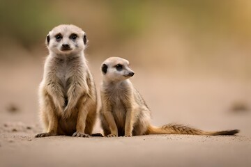 Fototapeta premium meerkat on guard