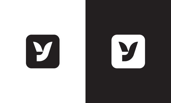 Simple letter y monogram logo