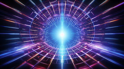 Obraz premium fractal burst background