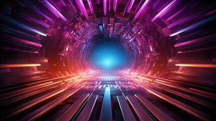 Obraz premium background with tunnel