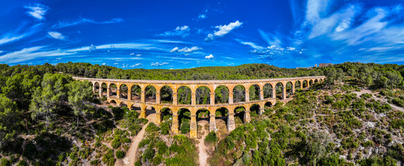 The Ferreres Aqueduct, also known as the Pont del Diable, is an ancient Roman bridge in Tarragona in Catalonia, Spain