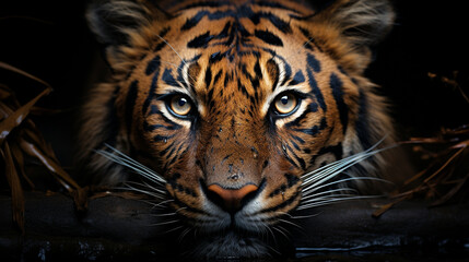 Fototapeta premium portrait of a bengal tiger
