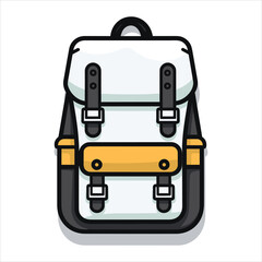 school bag vector icon