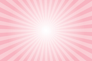 Obraz premium Abstract soft Pink rays background. Sun rays Retro vintage style background, Sunburst Pattern Background. pink Rays. Summer Banner illustration