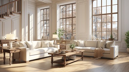 Free_photo_3D_contemporary_living_room_interior_and_