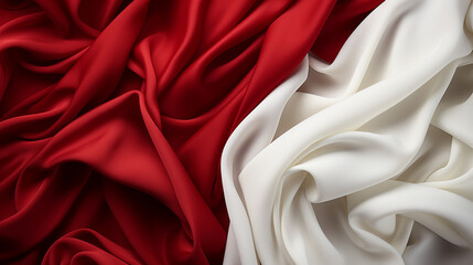 Obraz premium red satin background