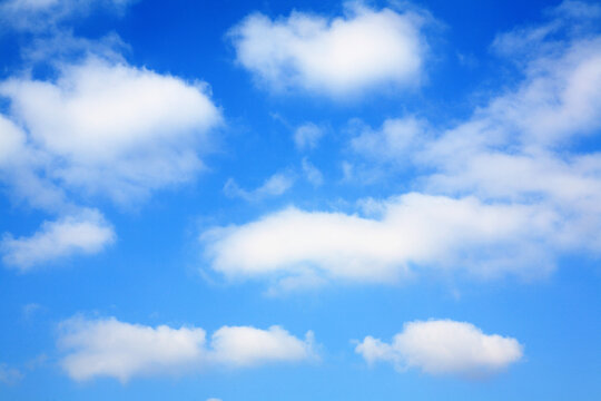 blue sky with clouds