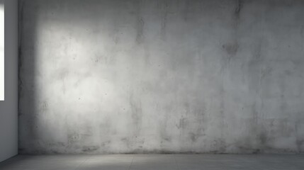 Empty Room With Gray Walls. Usually used for backgrounds, banners and other media