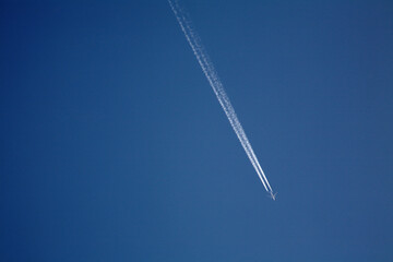 airplane in the sky