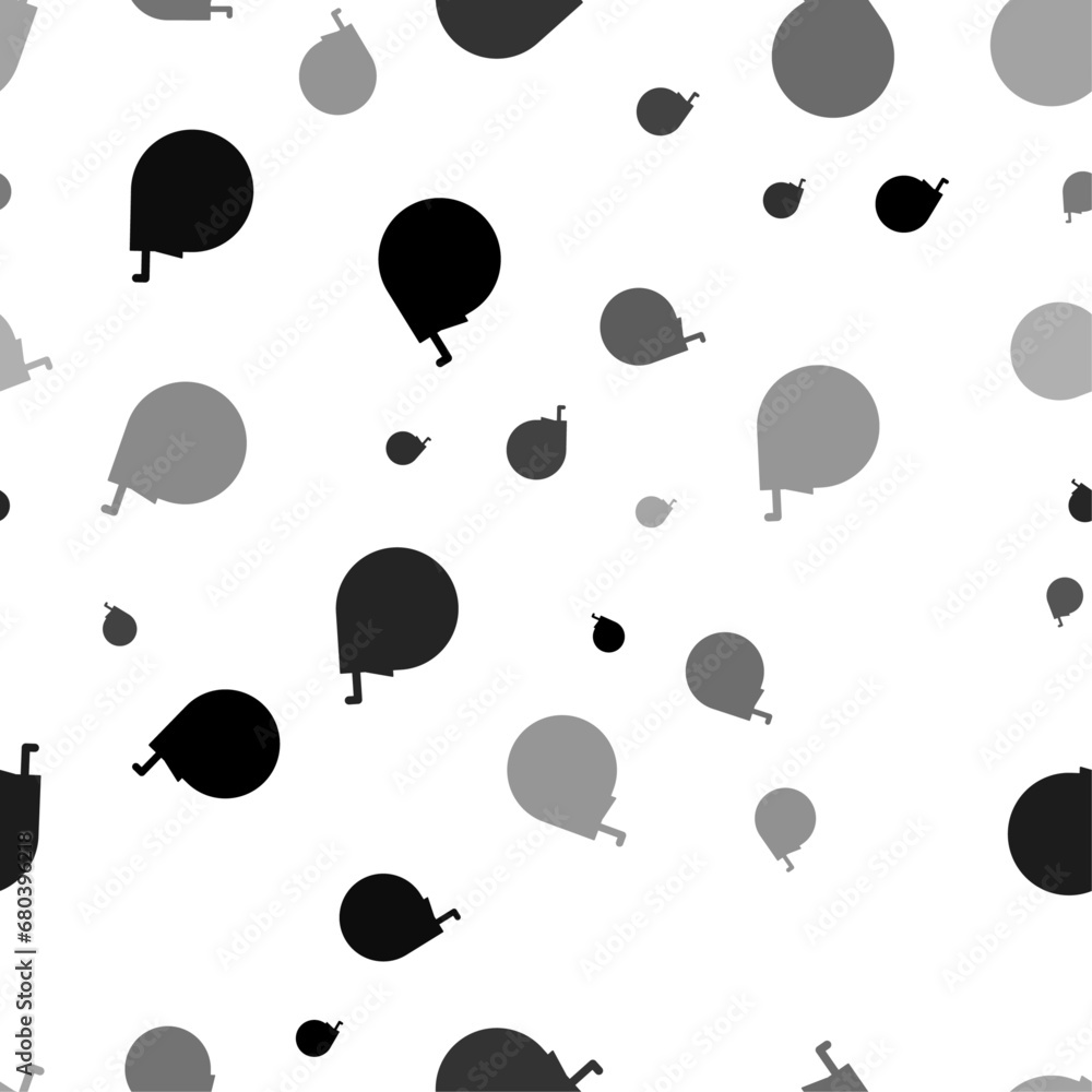 Aufkleber seamless vector pattern with tape measure symbols, creating a creative monochrome background with ro