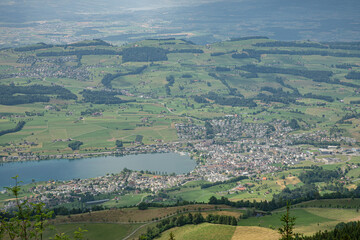 Obraz premium 리기산에서 바라본 풍경