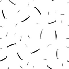 Seamless vector pattern with two-handed saws, creating a creative monochrome background with rotated elements. Illustration on transparent background