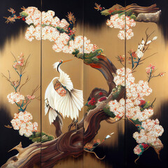 Ethereal Delights: Hand-Painted Japanese Art for a Serene Atmosphere