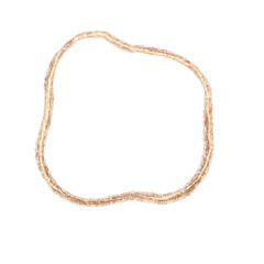 Glitter Abstract Organic Shape Line Art