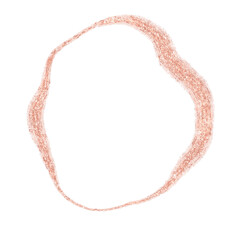 Glitter Abstract Organic Shape Line Art