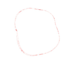 Glitter Abstract Organic Shape Line Art