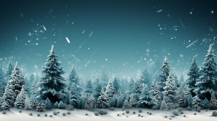 Fototapeta na wymiar ree_vector_Christmas_snowy_overlay_background