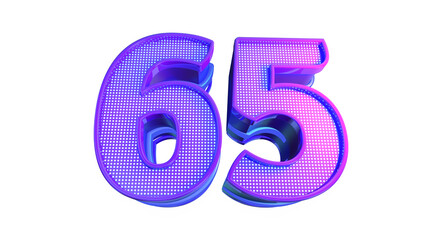 Purple design number 65