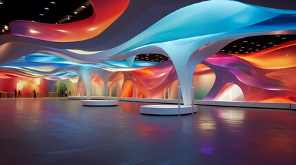 Vibrant Exhibition Hall