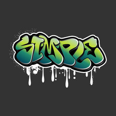 graffiti lettering typography art illustration